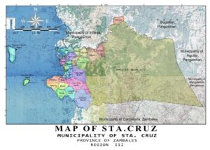 Brgy Lomboy, Santa Cruz, Zambales Map showing the location of the study site