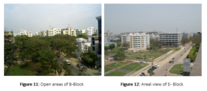 Open areas of B-Block