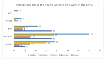Perceptions of CHPS compound health workers.