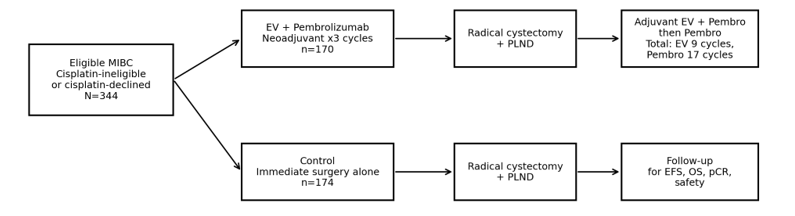 Trial treatment schema used for the aggregate-data analysis.